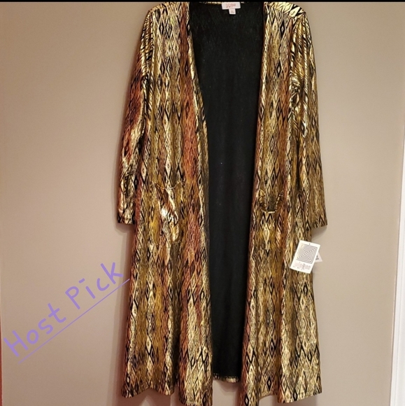 LuLaRoe Sweaters - Lularoe Sarah gold duster